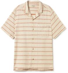 TWOTHIRDS Мъжка риза с копчета TWOTHIRDS Heringsdorf Shirt - Ecru / Adobe Jacquard - размер L (033-3064-0113)