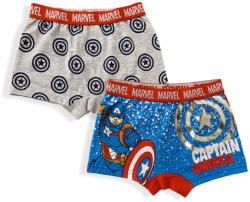 Sun City Bosszúállók Captain America gyerek boxeralsó 2 darab/csomag 9 - 10 év / 134 - 140 cm 85SVH3040B9 (85SVH3040B9)