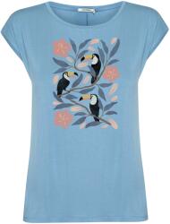 GreenBomb Дамска тениска GreenBomb Women's Tucan Flower Timid T-shirt - Glacier Blue - размер XL (916-7008-0115)