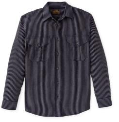 Filson Мъжка риза с копчета Filson LT WT Alaskan Guide Shirt - Indigo / Ticking Stripe - размер XXL (033-3215-0115)