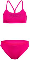 Speedo Дамски комплект бикини Speedo Women's Endurance+ Logo Thin Strap Two Piece Bikini - Margarita Pink - размер 34 (EU) (150-6088-0212)