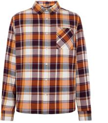KnowledgeCotton Apparel Мъжка риза с копчета KnowledgeCotton Apparel Regular Light Flannel Checkered Shirt - Red Check - размер 3XL (033-2933-0216)