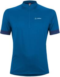 Löffler Мъжка фланелка с къс ръкав за колоездене Löffler Bike Shirt Half-Zip Pukka Cycling jersey - Marin - размер 48 (EU) (056-3502-0611)