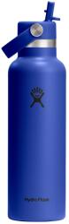 Hydro Flask Термо бутилка Hydro flask Standard Flex Straw Cap Insulated bottle - Capri Blue - размер 621 ml (533-1527-3011)