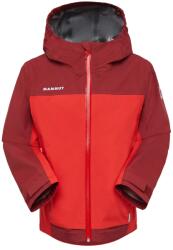 Mammut Детско водоустойчиво яке Mammut Kid's Taiss Hardshell Hooded Jacket Waterproof jacket - Mammut Red / Dark Mammut Red - размер 164 (EU) (703-6748-0216)