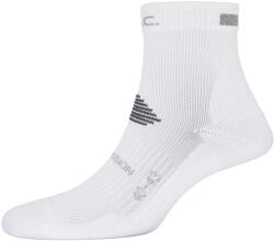 P. A. C P. A. C. Мъжки чорапи за бягане P. A. C. 6.2 Running Reflective Pro Mid Compression Running socks - White / White - размер 40-43 (EU) (201-8959-0211)