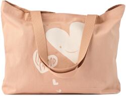 LIEWOOD Детска чанта за рамо Liewood Kid's Big Totebag Shoulder bag - Hearts / Pale Tuscany - размер 54 x 37 cm (510-6517-0211)