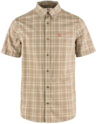 Fjällräven Мъжка риза с копчета Fjällräven Övik Lite Shirt S/S Shirt - Fossil / Chalk Rose (033-1655-0613)
