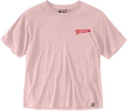 Carhartt Дамска тениска Carhartt Women's Tencel Fiber Series Loose Pennant Flag T-shirt - New Rose - размер XL (916-6679-0215)