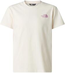 The North Face Детска тениска The North Face Kid's Teen Voyage Relaxed Short Sleeve Tee T-shirt - White Dune (704-5985-0214)