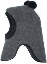 maximo Детска зимна шапка (beanie) Maximo Kids' Mini Slouch Beanie with Wool Fleece and Pom-poms Balaclava - Medium Grey Melange - размер 45-47 cm (904-5106-0311)