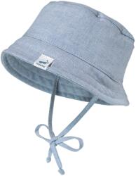 maximo Детска шапка Maximo Kid's Baby Hütchen Futter Bindeband UV 15 Hat - Blue Melange - размер 45 cm (904-4119-0114)