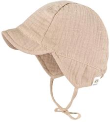 maximo Шапка с козирка maximo Baby's Schildmütze m. Ohrenschutz Cap - Beige Melange - размер 45 cm (904-1844-0114)
