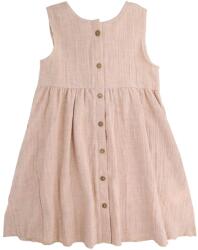 maximo Детска рокля Maximo Kids' Mini Girls' Embroidered Muslin Dress - Beigemeliert - размер 122/128 (701-4485-0112)