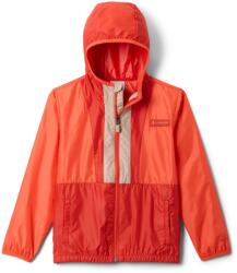 Columbia Детско ветрозащитно яке Columbia Kid's Back Bowl II Hooded Windbreaker Windproof jacket - Zing / Super Sonic / Ancient Fossil - размер XXS (718-0091-0811)