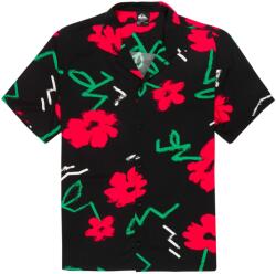 Quiksilver Мъжка риза с копчета Quiksilver Safe Paradise S/S Shirt - Black Street Floral 64 (033-3284-0214)