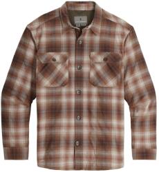 Royal Robbins Мъжка риза с копчета Royal robbins Snowcap Lined Flannel L/S Shirt - Seal Brown Tioga Pld - размер XXL (033-2890-0215)