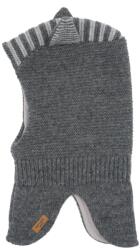 maximo Зимна шапка (beanie) Maximo Mini Boys' Slouch Beanie Raccoon Balaclava - Medium Grey Melange - размер 47-49 cm (904-5115-0112)