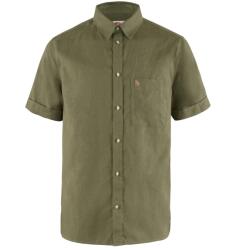 Fjällräven Мъжка риза с копчета Fjällräven Övik Travel Shirt S/S Shirt - Green - размер XL (033-1473-0215)