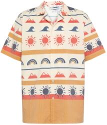 KnowledgeCotton Apparel Мъжка риза с копчета KnowledgeCotton Apparel Box Fit Short Sleeved AOP Seersucker Shirt - Multi Color AOP (033-3204-0113)