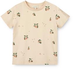 LIEWOOD Детска тениска LIEWOOD Kid's Apia Printed Shortsleeve T-Shirt - Peach / Sea Shell - размер 98/104 (EU) (704-5717-0114)