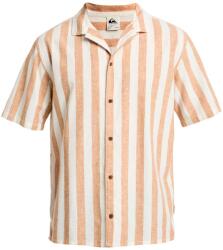 Quiksilver Мъжка риза с копчета Quiksilver Sunset Song S/S Shirt - Bone White Stripes Sunset - размер XL (033-3286-0115)