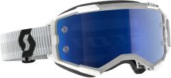SCOTT Маска Scott Fury S1 Goggles - White / Glas: Blue Chrome - размер One Size (205-6799-0111)