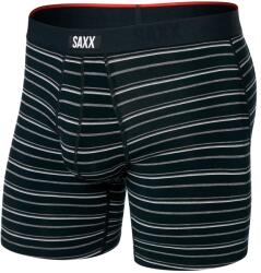 Saxx Мъжко синтетично термобельо Saxx Vibe Xtra Boxer Brief Fly Synthetic base layer - Black Coast Stripe - размер M (014-2279-0413)
