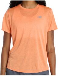 New Balance Дамска тениска New Balance Women's Athletics S/S Running shirt - Tangerine Heat (916-1222-1114)