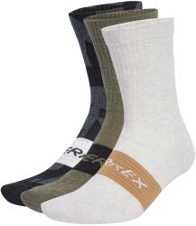 adidas Terrex Мъжки спортни чорапи adidas Terrex TRX MT Sock 3-Pack Sports socks - Black / Olive Strata / White - размер 43-45 (EU) (207-1201-0113)