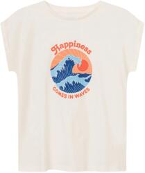 DEDICATED Дамска тениска Dedicated Women's Visby Happiness T-shirt - Whisper White - размер XL (116-5939-0515)