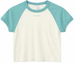 Mazine Дамска тениска Mazine Women's Contrast Sleeves T-Shirt - Turquoise / Offwhite (916-6713-0212)