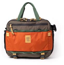 Topo Designs Чанта за рамо Topo designs Mountain Cross Bag 17 Shoulder bag - Woodland / Terracotta - размер 17 l (510-6690-0411)