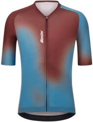 Santini Фланелка с къс ръкав за колоездене Santini Aura S/S Jersey Cycling jersey - Cioccolato - размер 3XL (056-3860-0218)
