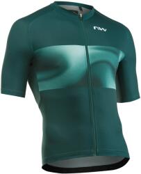 Northwave Мъжка фланелка с къс ръкав за колоездене Northwave Force Evo Jersey Short Sleeve Cycling jersey - Petrolium - размер XXL (056-3147-1115)
