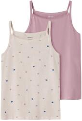 Name it Детски топ Name it Kid's Strap Top Peyote Hearts 2-Pack Top - Peyote Melange / Mauve Shadows - размер 134/140 (EU) (704-6373-0113)