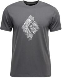 Black Diamond Мъжка тениска Black Diamond Engineered Diamond S/S Tee T-shirt - Anthracite - размер XL (216-5240-0115)