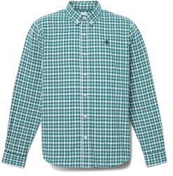 Timberland Мъжка риза с копчета Timberland Solucell Gingham Shirt - Silver Blue Yd - размер XL (033-2859-0314)