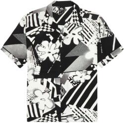 Quiksilver Мъжка риза с копчета Quiksilver Safe Paradise S/S Shirt - Black Momentum (033-3284-0113)