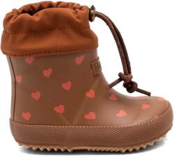 Bisgaard Детски гумени ботуши Bisgaard Kid's Thermo Baby Wellington boots - Chocolate Heartbeat - размер 28 (EU) (731-0142-0819)