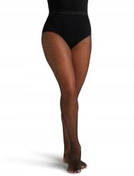 CAPEZIO Fekete Hálós Harisnyanadrág Megerősített Sarokkal L/XL 6FA