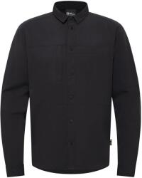 Jack Wolfskin Мъжка риза с копчета Jack Wolfskin Sierra Canyon L/S Shirt - Black - размер XXL (033-3071-0115)