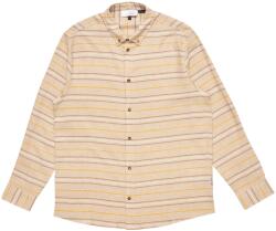 Mazine Мъжка риза с копчета Mazine Striped Linen-Mix Shirt - Moon / Multicolor (033-2476-0111)