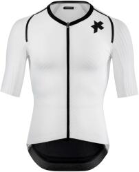 ASSOS Мъжка фланелка с къс ръкав за колоездене ASSOS RSR Bolide Jersey S11 Cycling jersey - White Series - размер M (056-4004-0113)