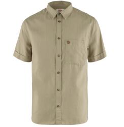 Fjällräven Мъжка риза с копчета Fjällräven Övik Travel Shirt S/S Shirt - Sand Stone - размер XXL (033-1473-0316)