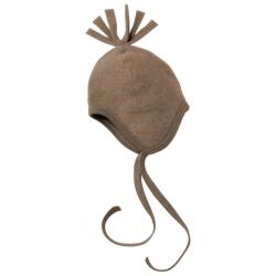 Engel Зимна шапка (beanie) Engel Baby Hat, Wool Fleece Beanie - Walnuss Melange - размер 74/80 (EU) (204-4079-1011)