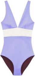 MYMARINI Дамски бански костюм MYMARINI Women's Plungesuit Swimsuit - Chocolate / Lilac (150-5675-0511)
