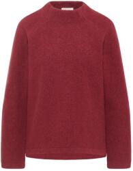 Tranquillo Дамски вълнен пуловер Tranquillo Women's Kurzer Pullover aus Reiner Walkwolle Wool jumper - Fired Brick (105-6693-0113)