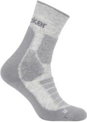 Icebreaker Мъжки туристически чорапи Icebreaker Merino Hike+ Heavy Crew Walking socks - Blizzard Hthr / Alloy - размер 42-44 (EU) (201-9224-0312)