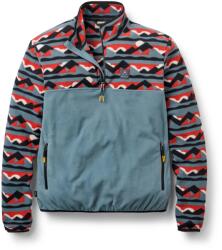Passenger Мъжки поларен пуловер Passenger Set Off Recycled Polar 1/4 Zip Fleece 2.0 Fleece jumper - Views Storm Grey (005-7043-0213)